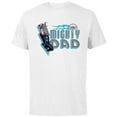 thumbnail image 1 of Marvel Thor Mighty Dad Father's Day - Short Sleeve Cotton T-Shirt for Adults - Customized-White, 1 of 5