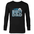 thumbnail image 1 of Marvel Thor Mighty Dad Retro Father's Day - Long Sleeve T-Shirt for Men - Customized-Black, 1 of 5
