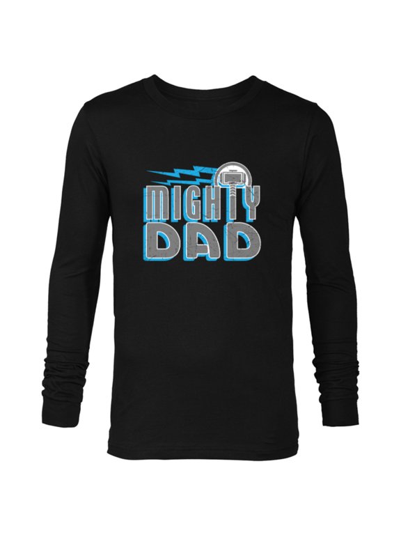 Thor Mighty Dad Retro Father's Day - Long Sleeve T-Shirt for Men - Customized-Black
