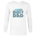 thumbnail image 1 of Marvel Thor Mighty Dad Retro Father's Day - Long Sleeve T-Shirt for Men - Customized-White, 1 of 5