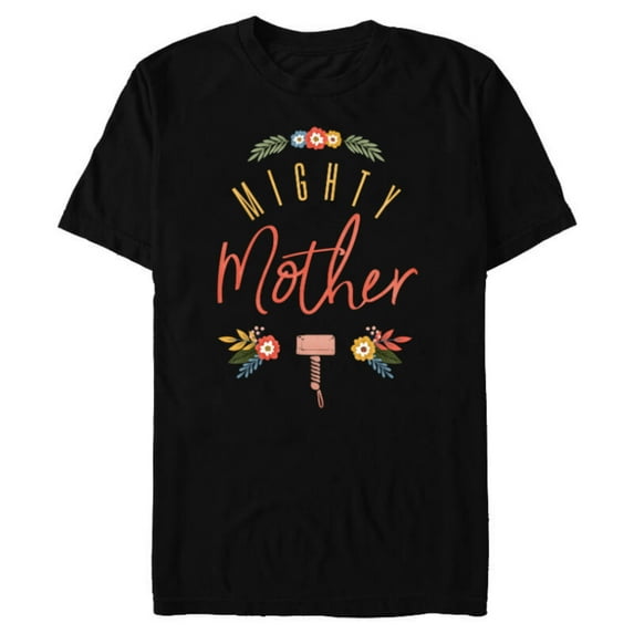 Marvel Thor Mighty Mother - Short Sleeve Blended T-Shirt for Adults - Customized-Black