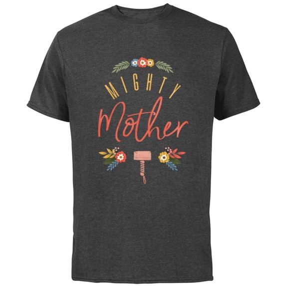 Marvel Thor Mighty Mother - Short Sleeve Cotton T-Shirt for Adults - Customized-Charcoal