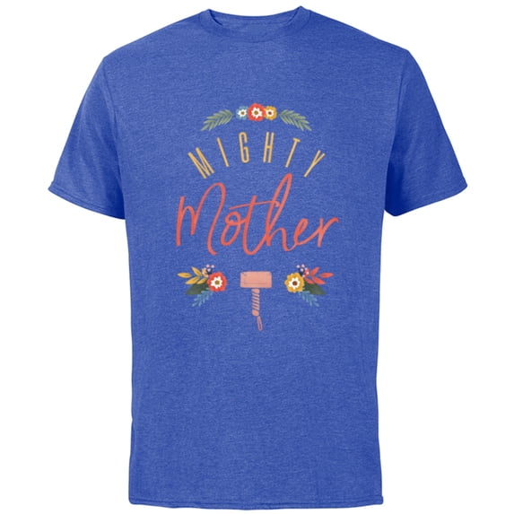 Marvel Thor Mighty Mother - Short Sleeve Cotton T-Shirt for Adults - Customized-Royal Heather