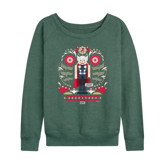 Marvel - Thor Nutcracker - Women's French Terry Long Sleeve Pullover