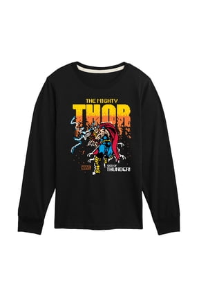 Thor - Pixelated - Toddler and Youth Long Sleeve Graphic T-Shirt