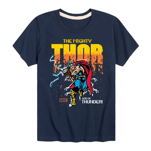 Marvel Thor - Pixelated - Toddler and Youth Short Sleeve Graphic T-Shirt