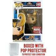 Marvel Thor Ragnarok - Loki with Helmet #248 Funko POP! Collector Corps Exclusive