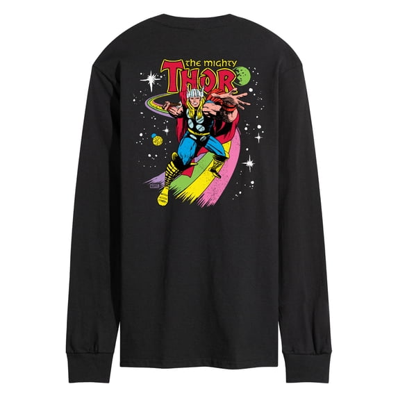 Marvel Thor - Rainbow Road - Men's Long Sleeve Graphic T-Shirt