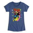thumbnail image 1 of Marvel Thor - Rainbow Road - Toddler and Youth Girls Fitted Short Sleeve Graphic T-Shirt, 1 of 5