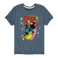 thumbnail image 1 of Marvel Thor - Rainbow Road - Toddler and Youth Short Sleeve Graphic T-Shirt, 1 of 5