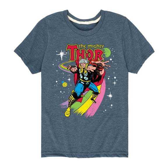 Marvel Thor - Rainbow Road - Toddler and Youth Short Sleeve Graphic T-Shirt
