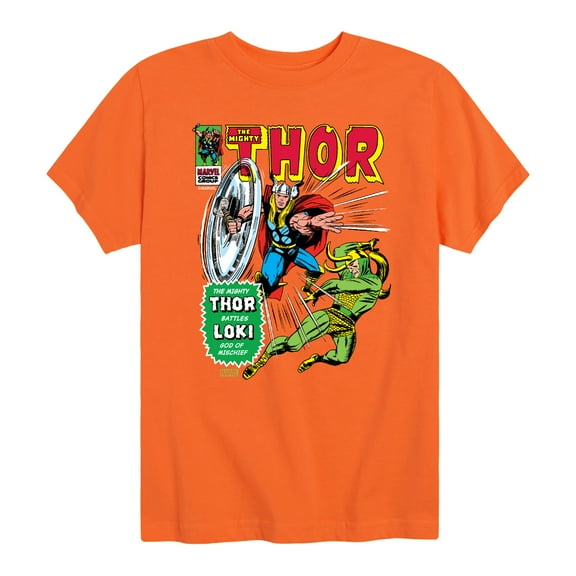 Marvel Thor - Retro Comic Book Cover - Toddler and Youth Short Sleeve Graphic T-Shirt