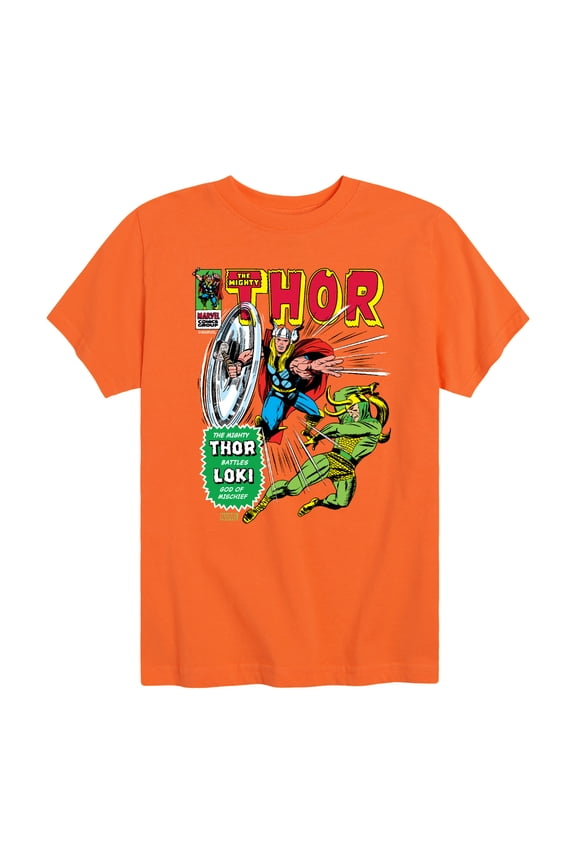 Thor - Retro Comic Book Cover - Toddler and Youth Short Sleeve Graphic T-Shirt