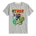 thumbnail image 1 of Marvel Thor - Retro Comic Book Cover - Toddler and Youth Short Sleeve Graphic T-Shirt, 1 of 5