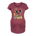 thumbnail image 1 of Marvel Thor - Stickers Style - Maternity Scoop Neck Graphic T-Shirt, 1 of 5
