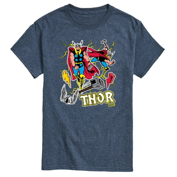Marvel Thor - Stickers Style - Men's Short Sleeve Graphic T-Shirt