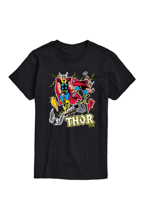 Thor - Stickers Style - Men's Short Sleeve Graphic T-Shirt