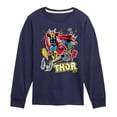 thumbnail image 1 of Marvel Thor - Stickers Style - Toddler and Youth Long Sleeve Graphic T-Shirt, 1 of 5