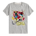 thumbnail image 1 of Marvel Thor - Stickers Style - Toddler and Youth Short Sleeve Graphic T-Shirt, 1 of 5