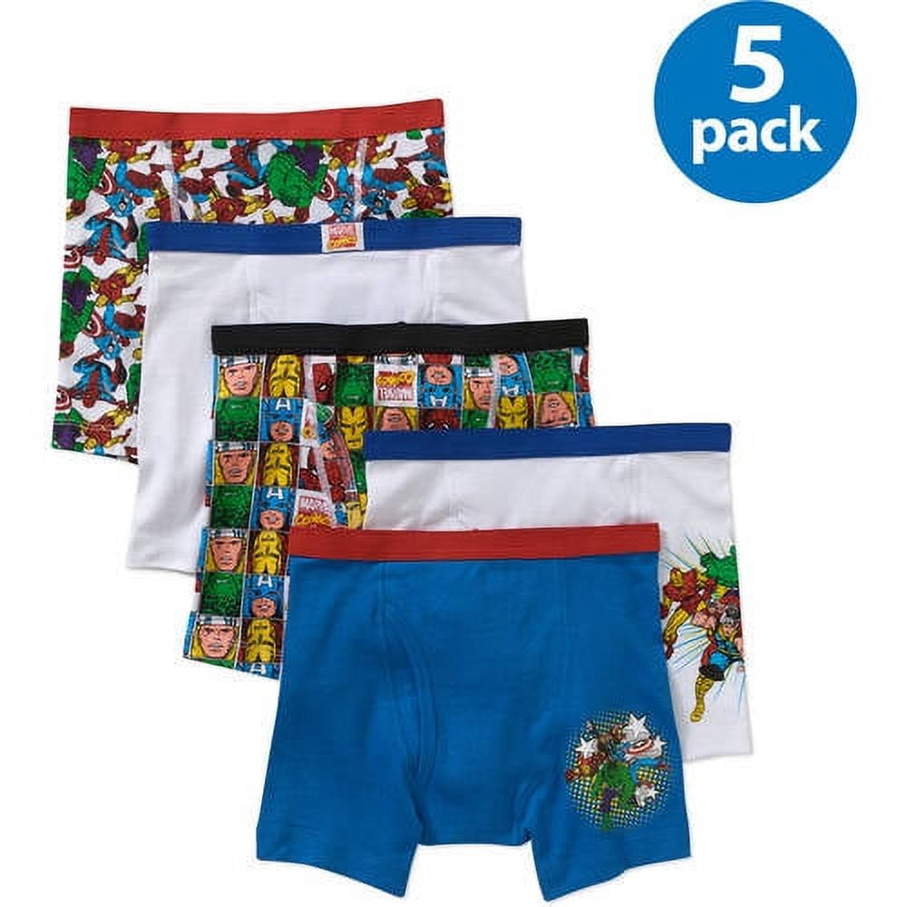 Marvel Thor Superheroes Boys Underwear, 5 Pack (Little Boys & Big Boys)