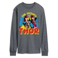thumbnail image 1 of Marvel Thor - The Mighty - Men's Long Sleeve Graphic T-Shirt, 1 of 5
