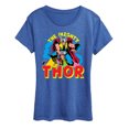 thumbnail image 1 of Marvel Thor - The Mighty - Women's Short Sleeve Graphic T-Shirt, 1 of 5