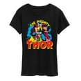 thumbnail image 1 of Marvel Thor - The Mighty - Women's Short Sleeve Graphic T-Shirt, 1 of 5