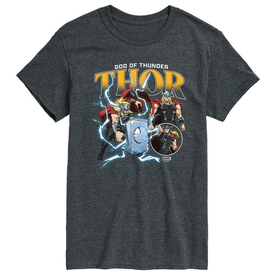Marvel Thor - Thunder God - Men's Short Sleeve Graphic T-Shirt