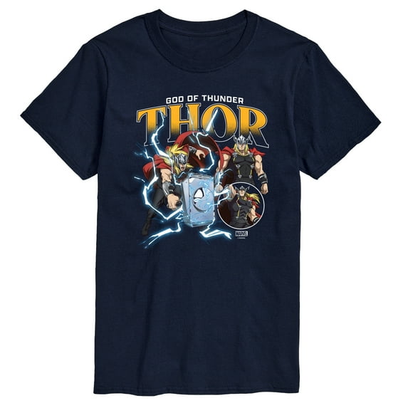 Marvel Thor - Thunder God - Men's Short Sleeve Graphic T-Shirt