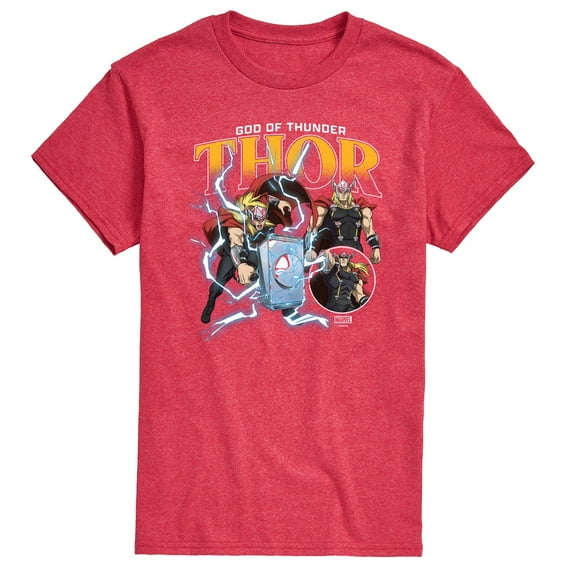 Marvel Thor - Thunder God - Men's Short Sleeve Graphic T-Shirt