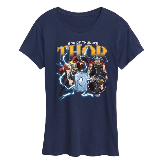 Marvel - Thor God of Thunder Women's Short Sleeve Graphic T-Shirt