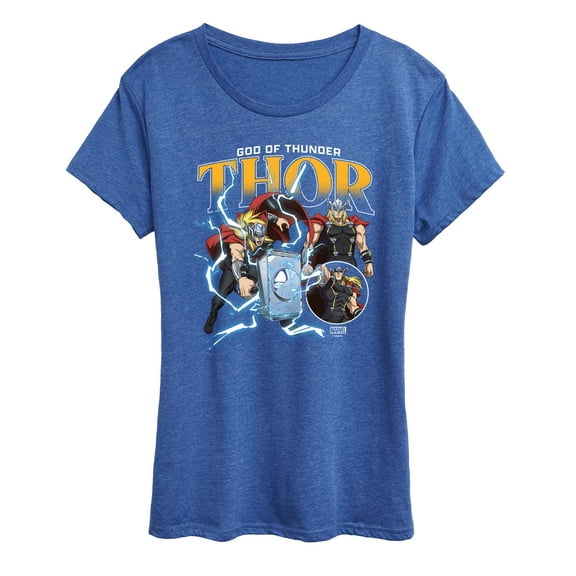 Marvel Thor - Thunder God - Women's Short Sleeve Graphic T-Shirt