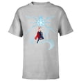 thumbnail image 1 of Marvel Thor Winter Snowflake Holiday Standard - Short Sleeve T-Shirt for Kids – Customized-Athletic Heather, 1 of 5