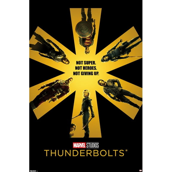 Marvel Thunderbolts (2025) - One Sheet Wall Poster, 14.725" x 22.375"