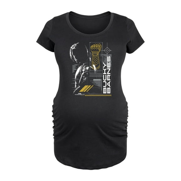 Marvel - Thunderbolts Bucky Barns Digital - Maternity Scoop Neck Graphic T-Shirt