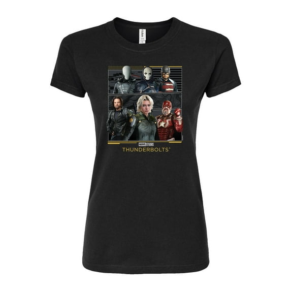 Marvel - Thunderbolts Grid - Juniors Fitted Graphic T-Shirt