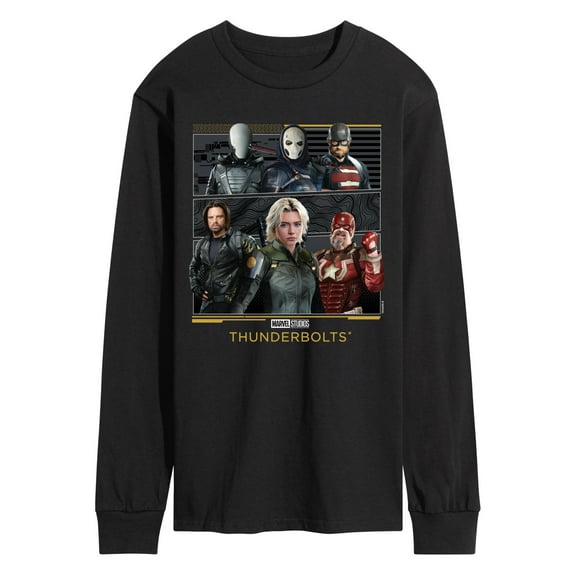 Marvel - Thunderbolts Grid - Men's Long Sleeve Graphic T-Shirt