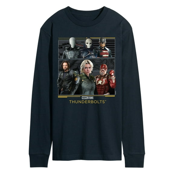 Marvel - Thunderbolts Grid - Men's Long Sleeve Graphic T-Shirt