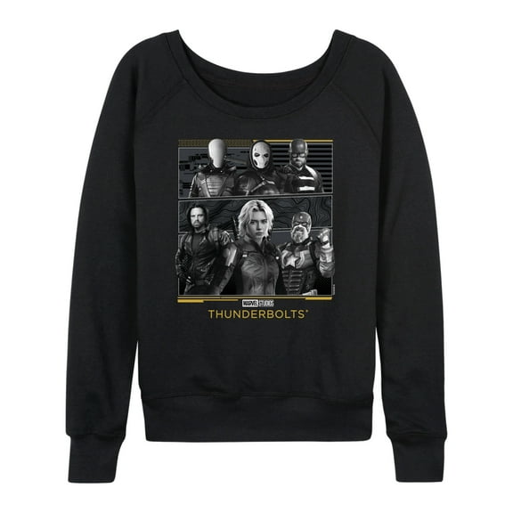 Marvel - Thunderbolts Grid - Women's French Terry Long Sleeve Shirt