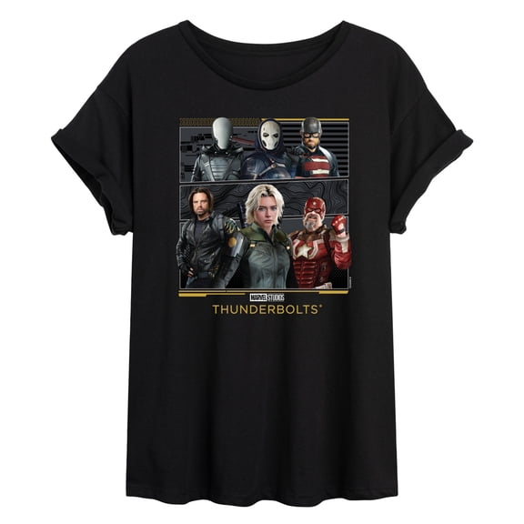 Marvel - Thunderbolts Grid - Women's Oversized Graphic T-Shirt