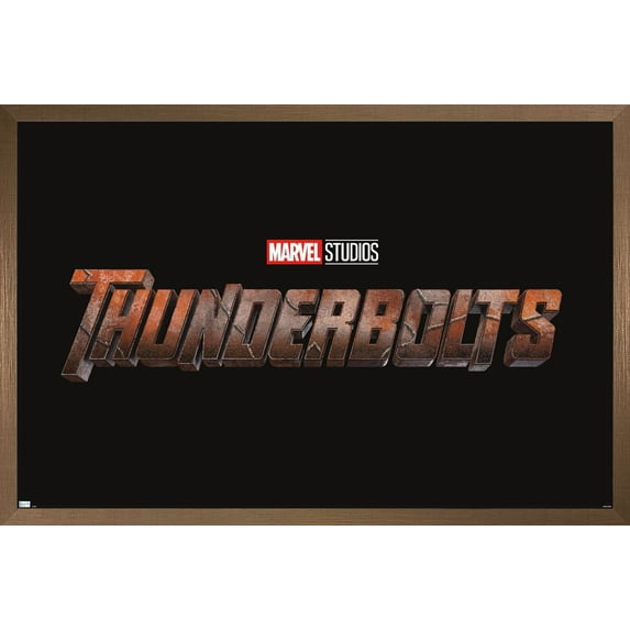 Marvel Thunderbolts - Logo Wall Poster, 14.725" x 22.375" Framed