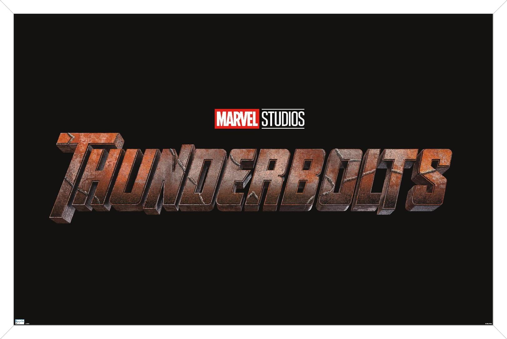 Marvel Thunderbolts - Logo Wall Poster, 22.375" x 34" Framed