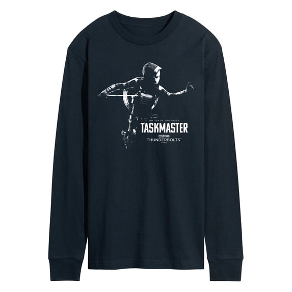 Marvel - Thunderbolts Task Master Silhouette Men's Long Sleeve Graphic T-Shirt