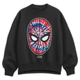 thumbnail image 1 of Marvel - Tie Dye Spider-Man - Women's Oversized Fleece Crew Sweatshirt, 1 of 4