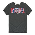 thumbnail image 1 of Marvel - Tie Dye - Toddler And Youth Short Sleeve Graphic T-Shirt, 1 of 5
