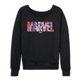 thumbnail image 1 of Marvel - Tie Dye - Women's French Terry Pullover Sweatshirt, 1 of 5