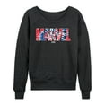 thumbnail image 1 of Marvel - Tie Dye - Women's French Terry Pullover Sweatshirt, 1 of 5