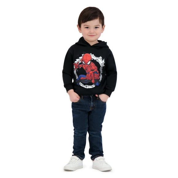 Marvel Toddler Boy 2-Pack Spiderman Hoodie Sweatshirts, Size 2T