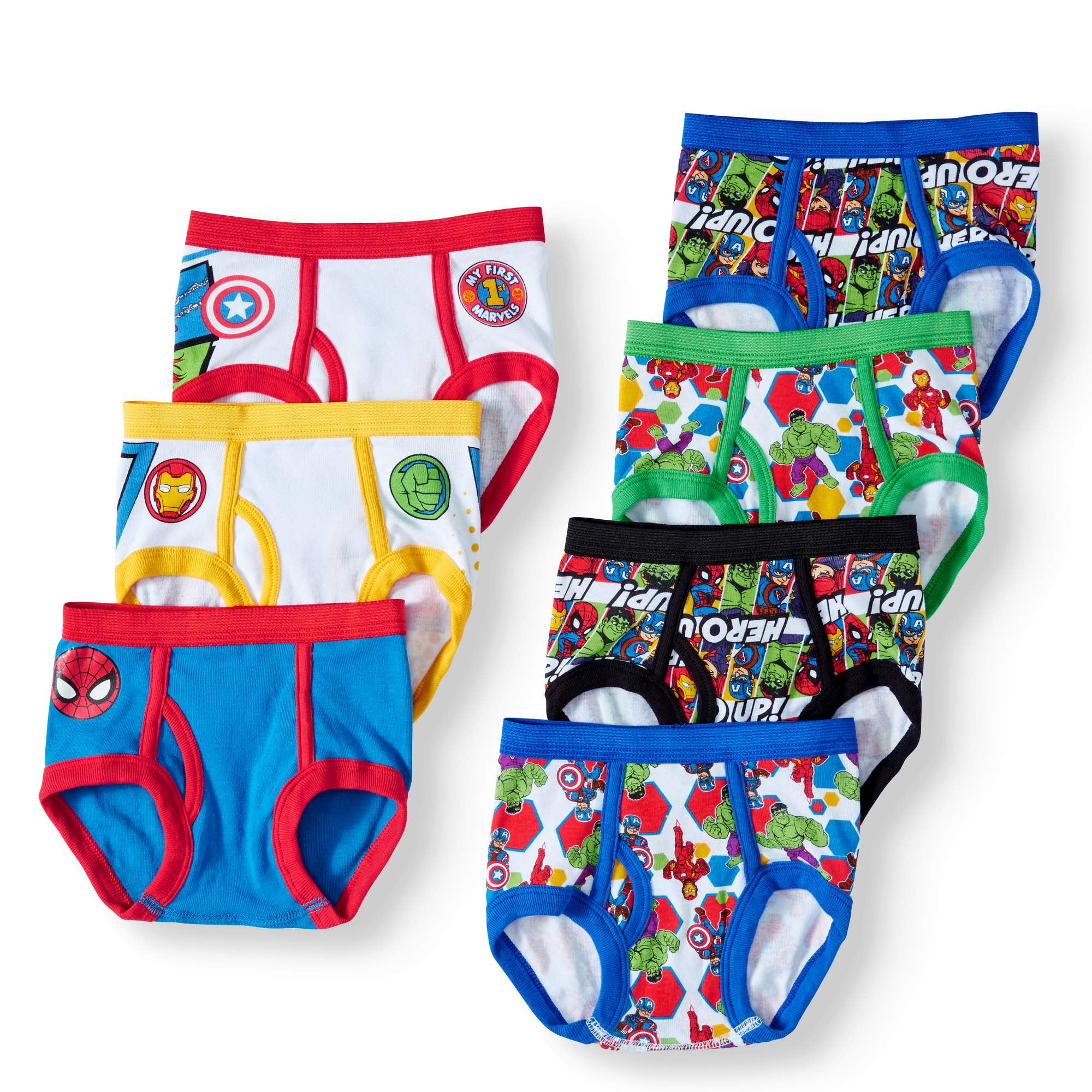 Marvel Toddler Boy Briefs, 7-Pack, Sizes 2T-4T Puerto Rico