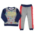thumbnail image 1 of Marvel Toddler Boys Avengers Superhero 2 Piece Kids Sweat Suit Pajama Set, 1 of 4